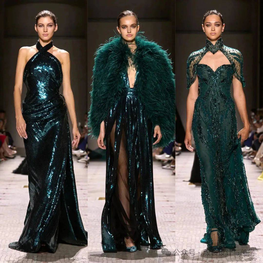 巴黎高定时装周ElieSaab2024秋冬高定系列(图4)