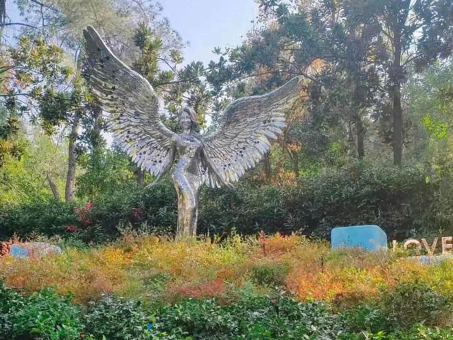 曝李玟墓地遭区别对待！杂草丛生鲜花被堆放一边知情人曝原因(图2)