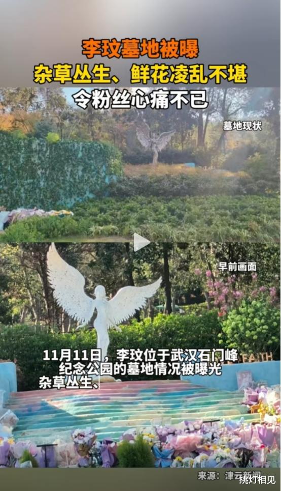 李玟姐姐回应!李玟墓地杂草丛生鲜花凌乱曝有人擅自闯入开直播(图5)