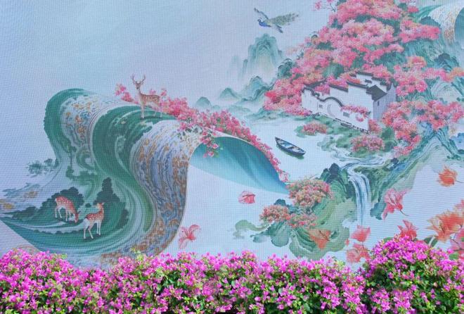 花都三角梅展盛大启幕！数百盆景、花卉品种惊艳亮相(图1)