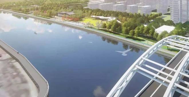 ⭐水尚华庭售楼处发布：依掘石港畔开启金山滨水诗意栖居！(图2)