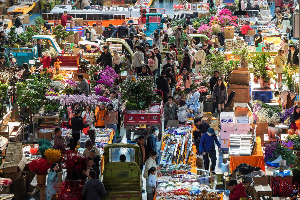 年宵花热销鲜花消费何以“一路芬芳”(图1)